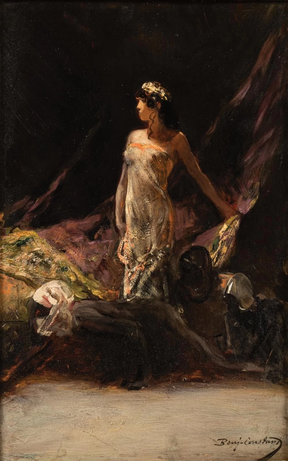 Jean - Joseph Benjamin, Constant, La dama bianca